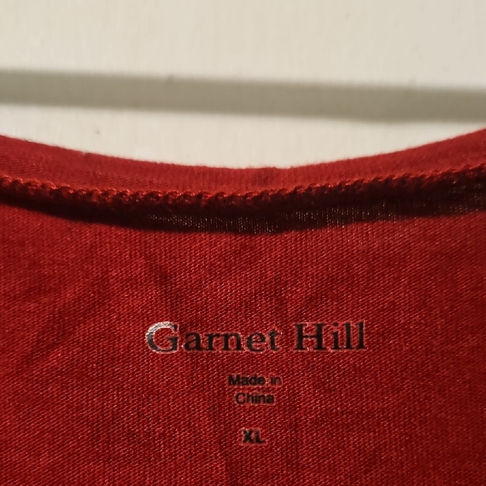 Garnet Hill Sparkling Red Sequin Tank Top - Picture 2 of 3